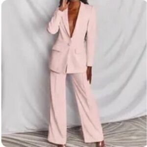Source Unknown Light Pink Women's Pantsuit